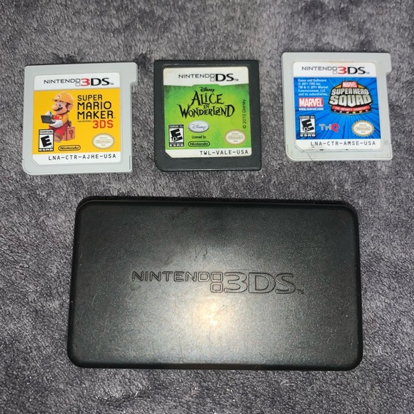 Nintendo Games 3ds Games Bundle And Case Poshmark